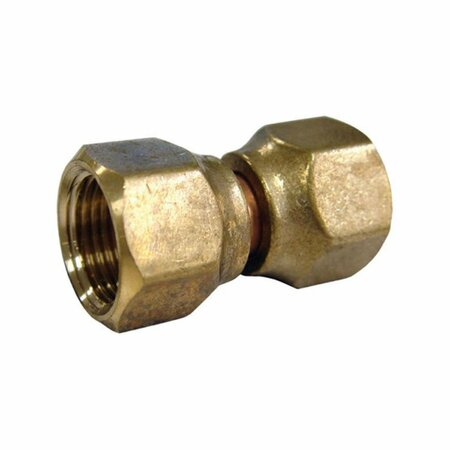 SWIVEL 0.625 x 0.5 in. Lead Free Brass Flare Connector SW155603